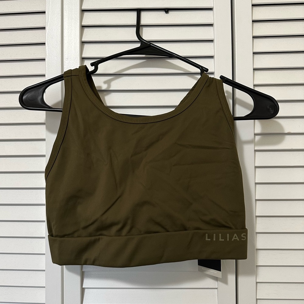 Green Sports Bra